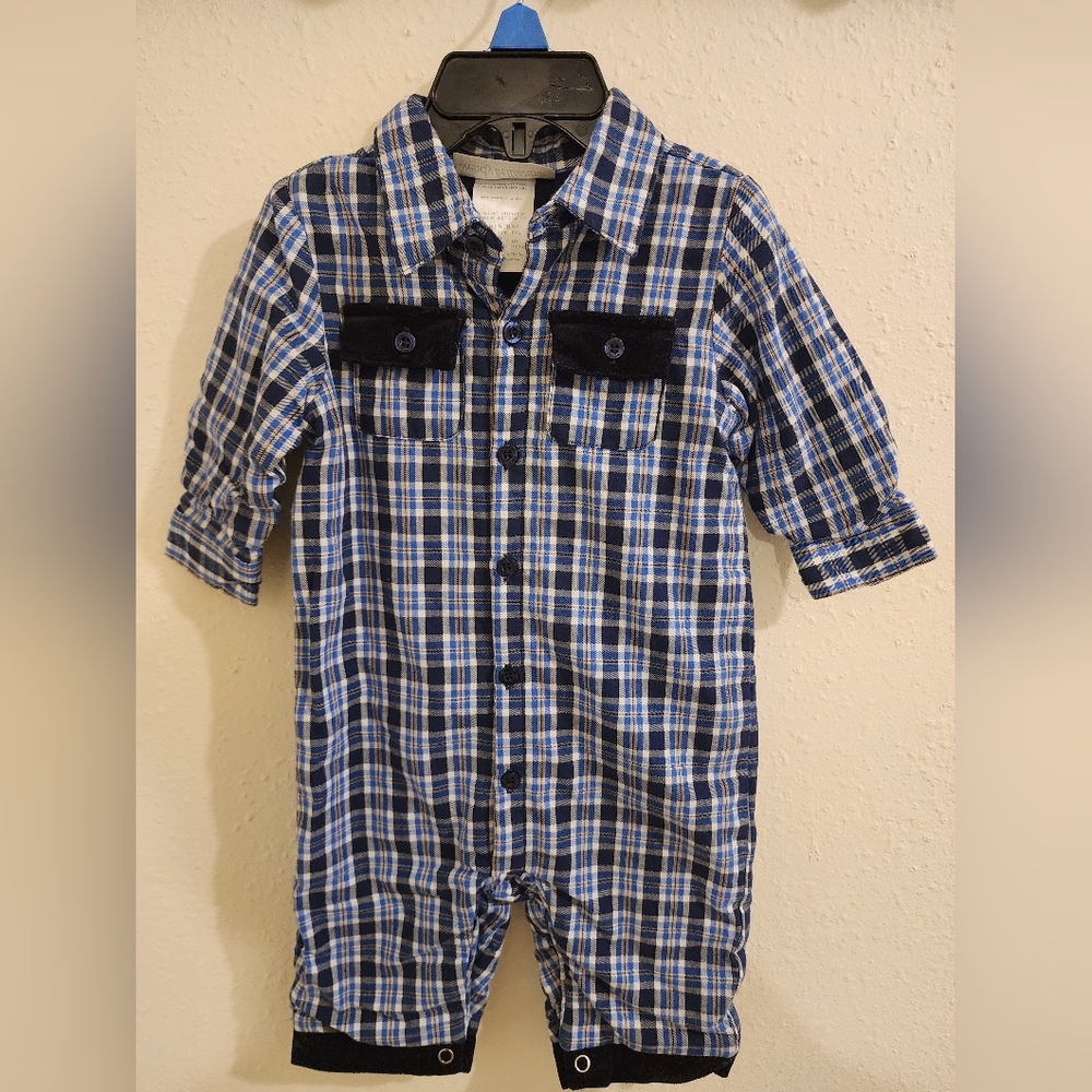 Wendy Bellissimo Blue and White Checkered Shirt